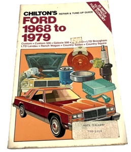Chilton Ford 1968 to 1979 6842 Repair & Tune-Up Guide - Picture 1 of 3