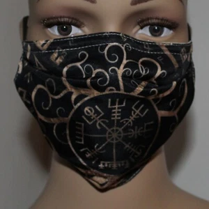 Wikinger Vegvisir Staubschutzmaske Mund Nasen Bedeckung PM2.5 Filter Mundschutz - Bild 1 von 6