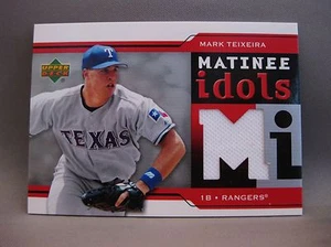 JERSEY USADO MARK TEIXEIRA 2004 CUBIERTA SUPERIOR MATINEE IDOLS JUEGO - Imagen 1 de 1