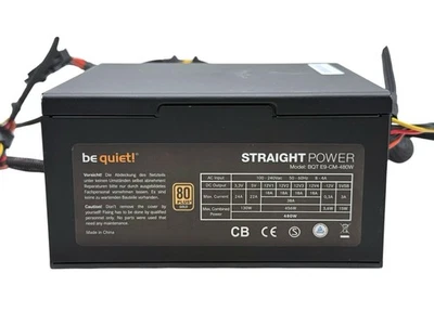 Be Quiet! Straight Power | Netzteil Power Supply | BQT E9-CM-480W | 100-240V - Bild 1 von 4