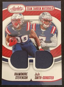 2024 Absolute Team Tandem Materials Rhamondre Stevenson JuJu Smith-Schuster /199 - Picture 1 of 3