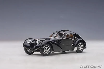 AUTOart 1/43 Bugatti Type 57SC Atlantic 1938 modello ruota disco nero nuovo - Immagine 1 di 4