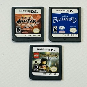 Nintendo DS Game Lot Avatar Last Air Bender Lego Lord Of The Rings Enchanted - Picture 1 of 8