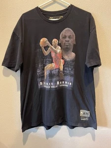 Mitchell & Ness Hardwood Classics Dennis Rodman Black T Shirt Mens XXL - Picture 1 of 6