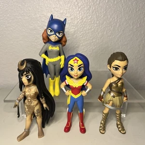 Funko Pop! Rock Candy DC Heroes Lot (4) Batgirl + Enchantress + Wonder Woman 2X - Picture 1 of 10