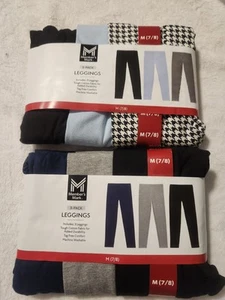 NEW Member's Mark Girls 3-Pack Elastic Waistband Cotton Leggings XL (14/16) - Picture 1 of 4