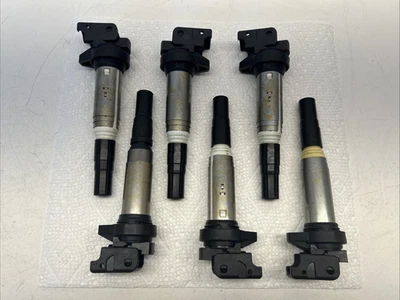 OEM 6PC IGNITION COILS FOR 2014 2015 2016 2017 2018 BMW X5 F15 3.0L V6 358057081 - Image 1 of 4