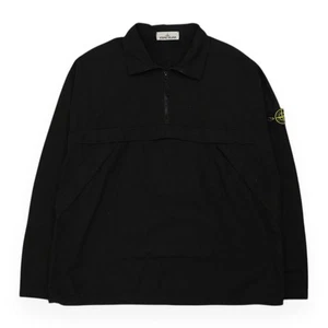 Chaqueta Stone Island Media Cremallera Ripstop Calzoncillo Talla Grande Negra - Imagen 1 de 4