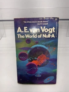 THE WORLD OF NULL A by A E Van Vogt Berkley Paperback 1977 Science Fiction Novel - Picture 1 of 13