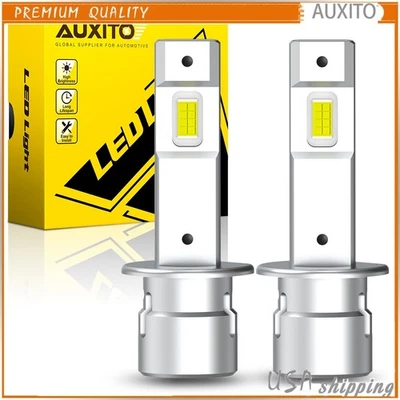 Kit de conversión de bombilla de faro LED H1 lámpara de haz alto bajo 6000K súper blanco 2X Foto 1 de 4