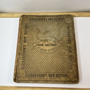 Richardson’s New Method Piano Forte - Author Unkown - 1859, Antique Piano Book - Picture 1 of 8