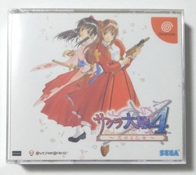 Sakura Wars 4 Sakura Taisen Fall in Love Maidens SEGA Dreamcast Japan Import