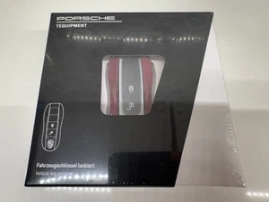 NEW OEM Genuine Porsche Key Fob Cover Rubystone Red 991-044-801-22-M4B Ruby Star - Picture 1 of 8