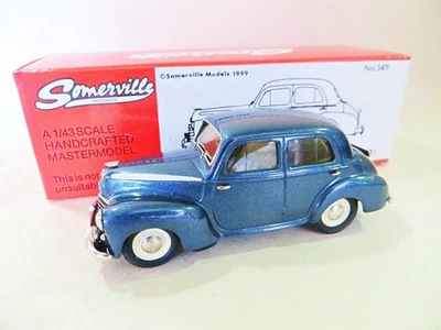 MODELOS SOMERVILLE 149 '1949 VAUXHALL TIPO L VELOX' AZUL METALIZADO. 1:43 sin usar, en caja/en caja Foto 1 de 4