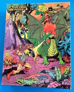 Vintage Masters of the Universe He-Man 100+ Piece Jigsaw Puzzle - 1984 Hasbro - Picture 1 of 6