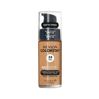 Revlon ColorStay Makeup Combination/Oily Skin Liquid Foundation 460 Macadamia - Image 1 of 4