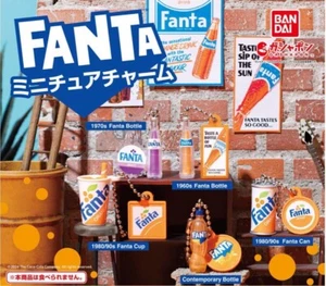 FANTA Miniature Charm complete set 5 Capsule Toy Gacha free shipping NEW - Picture 1 of 2