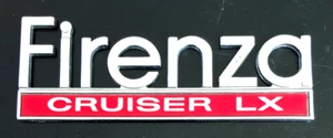 1983 1984 1985 OLDSMOBILE FIRENZA CRUISER LX—STATION WAGON—FENDER BADGE EMBLEM - Picture 1 of 2