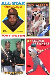 1988 Topps/Panini/Donruss/Score Hall of Fame & Stars - Actual Scans of Cards - Picture 1 of 129