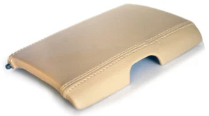Fits 98-04 Mazda Miata Beige Vinyl Leather Center Console Lid Armrest Cover - Imagen 1 de 4