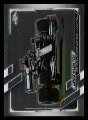 2021 Topps Chrome Formula 1 #96 Lewis Hamilton/F1 Cars - Image 1 of 2
