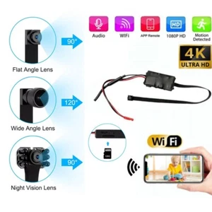 1080P Inalámbrico 2.4G WIFI Tornillo Mini Cámara Estenopeica Batería DVR Cámara, Control de Aplicación - Imagen 1 de 13