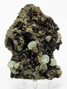 Prehnite & Epidote Crystal Bitryoidal Cluster Balls South Africa 138mm H0654 - Picture 1 of 12