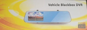 Car DVR Rear view Mirror Video Recroder 4.3" inch Car Camera Dual lens Cam night - Picture 1 of 3