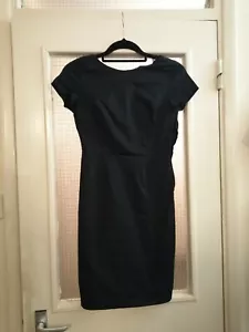 Black Formal Dress with Lace Back - Size 6-8 - Picture 1 of 5