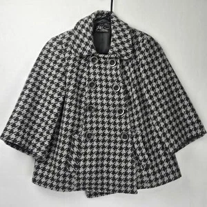 Abrigo Zara Clásico Pata de Gallo Capa Talla Pequeña - Imagen 1 de 10