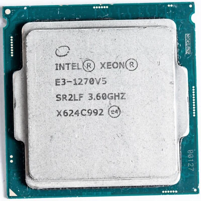 Intel Xeon E3-1270 v5 SR2LF LGA1151 Quad Core Processor 3.6GHz C232 C236 - Image 1 of 2