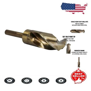 DWDCO Series Cobalt Drill Bit 1-1/4" for Enhanced Metal Cutting Efficiency - Picture 1 of 12