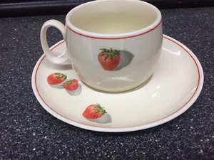 VINTAGE WS GEORGE CAVITT SHAW CS Shortcake Saucer &Coffee Tea Cup - Picture 1 of 2