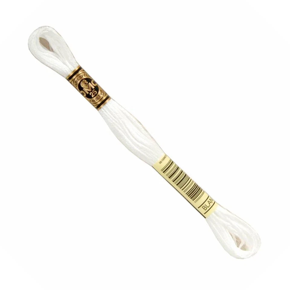 DMC Embroidery Thread Mouline Special 117mc -01 6 Stranded 8m