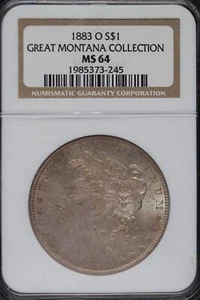 1883 O Morgan Silver Dollar NGC MS64 *DoubleJCoins* JL1000-32 - Picture 1 of 2
