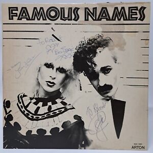 FAMOUS NAMES - The Ritz Album (Rare Signed Israel Synth Rock Vinyl LP 1981)