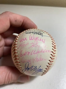 Vintage MLB Autograph Baseball W/ 24 Autos - Picture 1 of 19