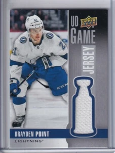2019-20 Upper Deck Game Jerseys #GJBP Brayden Point - Tampa Bay Lightning - Picture 1 of 1