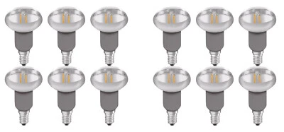 12x OSRAM LED STAR R50 12 Reflektor 60° E14 1,6W = 12W warmweiß EEK:D (Spek A-G) - Bild 1 von 3