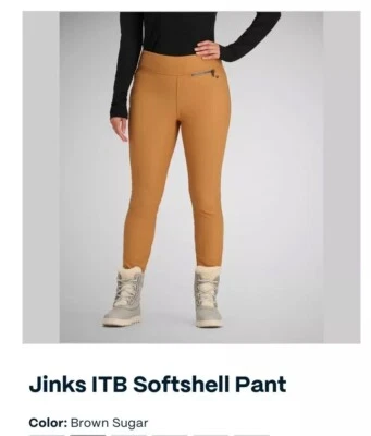 Obermeyer Jinks ITB Softshell Pants Brown Sugar Size  12 R 149.00 Retail - Изображение 1 из 4