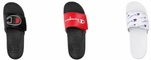 Champion Unisex Slide Verstellbarer Klettverschluss Schwarz Weiß Rot Farben - Bild 1 von 10