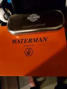 Harley Davidson Freilaufstift Geschenkset von Waterman schwarz orange neu im Karton - Bild 1 von 4