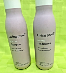 Living Proof Restore Shampoo And Conditioner 8 Oz COMBO AUTHENTIC $68+ RETAILS - Picture 1 of 14