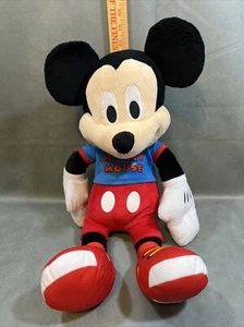 Disney Just Play Mickey Mouse 21" Plush Stuffed Animal Red Blue Nice 2015 - Picture 1 of 8