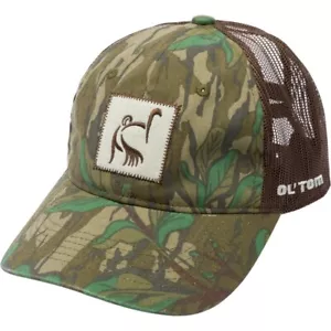 Ol Tom' Women's Mesh Back Camo Ponytail Cap Mossy Oak Greenleaf - Picture 1 of 1