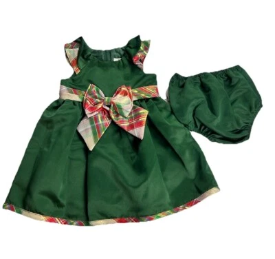 Conjunto de 2 peças de vestido e bloomer edições raras roupa de férias bebê menina 18 meses novo com etiquetas - Imagem 1 de 4