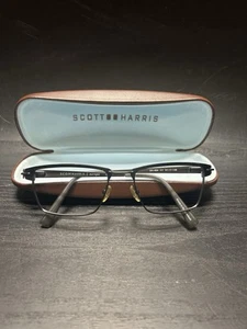 Scott Harris SH-464 C1,Eyeglass frames With Case Black - Picture 1 of 7