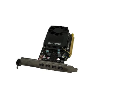 NVIDIA QUADRO P600 2GB GDDR5 GPU/HIGH PROFILE BRACKET 4 MINI DISPLAYPORT W5-4(3) - Image 1 of 3