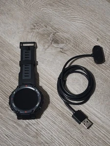 Amazfit T-Rex Pro Smart Watch GPS Military Oxygen Heart Rate Sleep Black A2013 - Zdjęcie 1 z 9