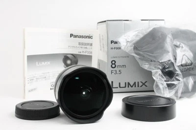 LUMIX G FISHEYE F3.5 8mm with original box #Q629 - Image 1 of 4